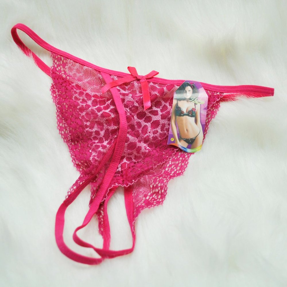 🍑 Leopard Crotchless Panties Temptation Open Crotch 🍑